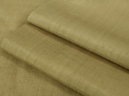 平和屋着物●極上 結城紬 色無地 枯野色 逸品 DZAA6829kh5