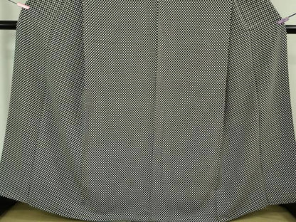 平和屋着物●極上 小紋 市松文様 鬼しぼ縮緬 逸品 DZAA6830kh5