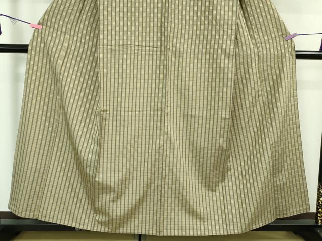 平和屋着物▽極上 花石摺織 紬 単衣 伝統工芸士 木村竜之 天光本舗謹製 証紙付き 逸品 DZAA6858kh5