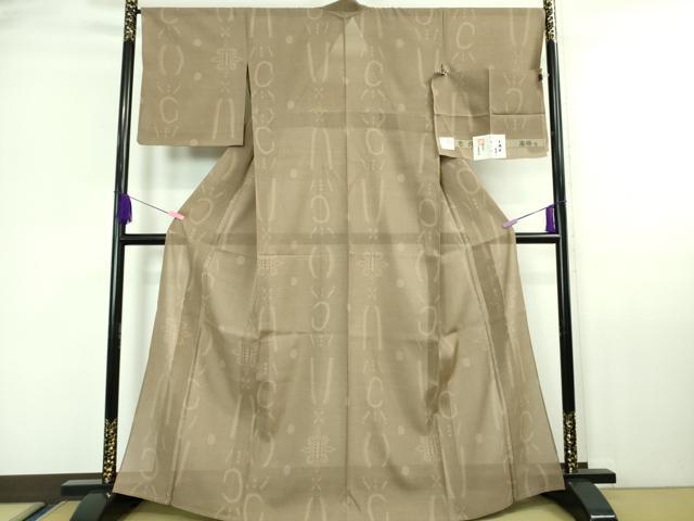 平和屋本店＊極上 夏物 東郷織物謹製 本場大島紬 夏大島 160亀甲 結晶 証紙付き 逸品 DZAA6863kh5