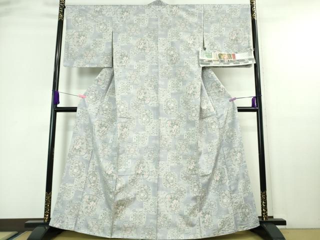 平和屋本店■極上　都喜ヱ門　本場大島紬　白大島　藤白泥　ビクトリア宮殿　藤絹織物謹製　やまと誂製　証紙付き　逸品　DZAA6865kh5