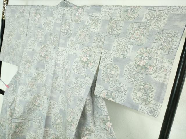 平和屋本店■極上　都喜ヱ門　本場大島紬　白大島　藤白泥　ビクトリア宮殿　藤絹織物謹製　やまと誂製　証紙付き　逸品　DZAA6865kh5