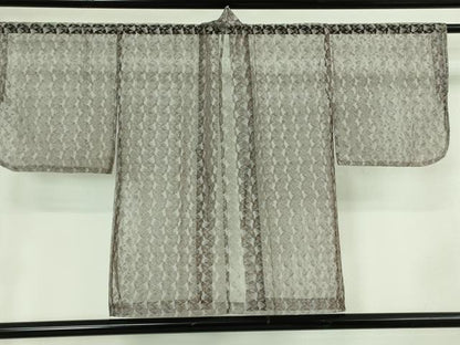 平和屋着物■極上　羽織　スリーシーズン　春夏秋　塵除け　レース　銀糸　逸品　未使用　DZAA6869kh5