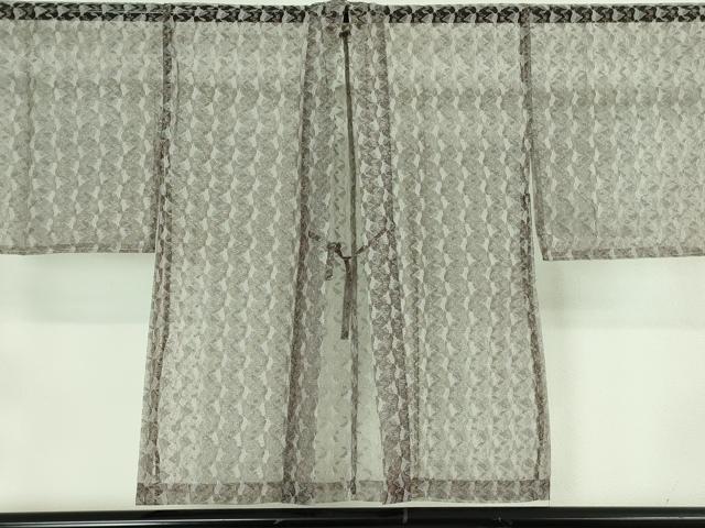 平和屋着物■極上　羽織　スリーシーズン　春夏秋　塵除け　レース　銀糸　逸品　未使用　DZAA6869kh5
