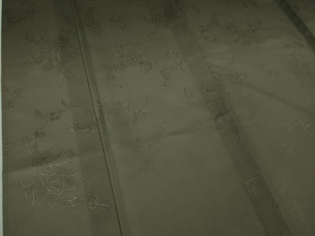 平和屋着物＊極上 夏物 訪問着 紗 更紗花文 暈し染め 銀彩 逸品 DZAA6872kh5