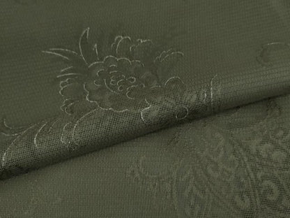 平和屋着物＊極上 夏物 訪問着 紗 更紗花文 暈し染め 銀彩 逸品 DZAA6872kh5