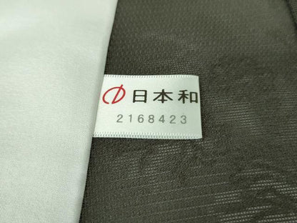 平和屋着物＊極上 夏物 訪問着 紗 更紗花文 暈し染め 銀彩 逸品 DZAA6872kh5