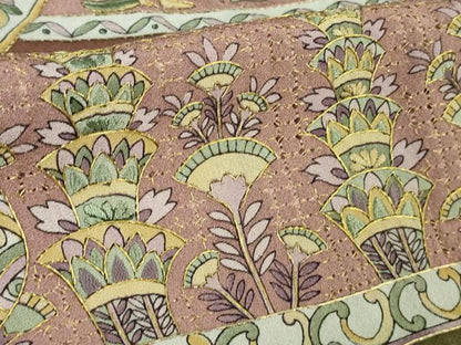 平和屋本店■極上　中国三大刺繍　スワトウ刺繍　汕頭刺繍　訪問着　古代人物壁画文様　金糸　逸品　DZAA6894kh5