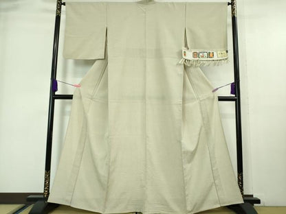 平和屋着物■極上　本塩沢　単衣　蚊絣　星野謹製　証紙付き　逸品　DZAA6897kh5