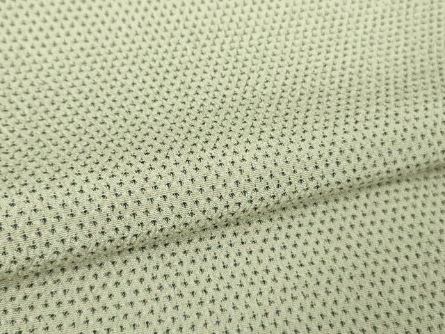 平和屋着物■極上　本塩沢　単衣　蚊絣　星野謹製　証紙付き　逸品　DZAA6897kh5