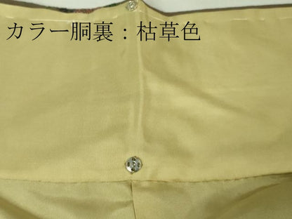 平和屋本店■極上　中国三大刺繍　スワトウ刺繍　汕頭刺繍　総刺繍　訪問着　洋花文　暈し染め　金糸　逸品　DZAA6913kh5