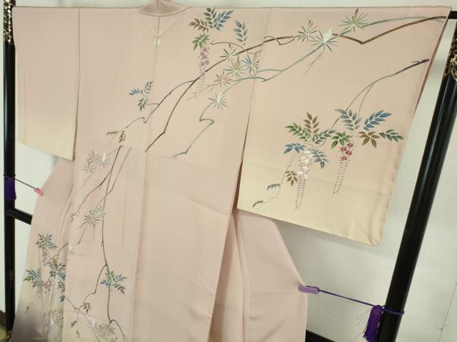 平和屋着物●極上 訪問着 友禅 作家物 藤花房 暈し染め 逸品 未使用 DZAA6934kh5