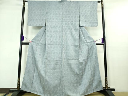 平和屋着物●極上 名門 藤娘きぬたや・総絞り 杢目絞り 小紋 鈴乃屋扱い 逸品 未使用 DZAA6948kh5