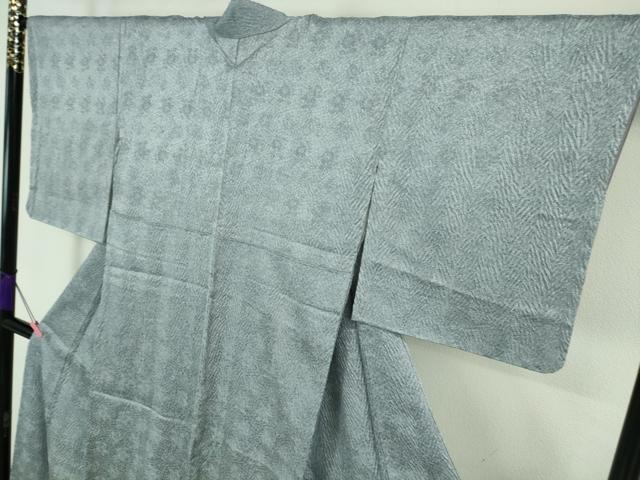 平和屋着物●極上 名門 藤娘きぬたや・総絞り 杢目絞り 小紋 鈴乃屋扱い 逸品 未使用 DZAA6948kh5