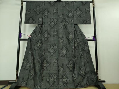 平和屋着物■極上 本場大島紬 羽織セット 有栖川文様 さが美扱い 逸品 未使用 DZAA6949kh5