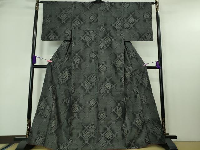 平和屋着物■極上 本場大島紬 羽織セット 有栖川文様 さが美扱い 逸品 未使用 DZAA6949kh5