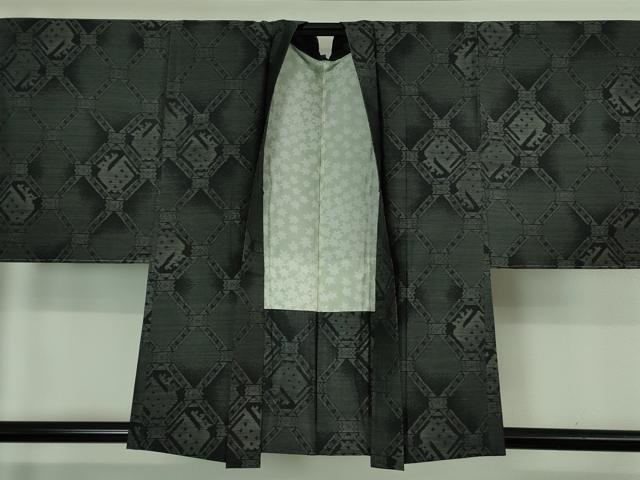 平和屋着物■極上 本場大島紬 羽織セット 有栖川文様 さが美扱い 逸品 未使用 DZAA6949kh5