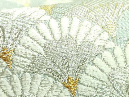 平和屋着物●極上 六通柄袋帯 唐織 秀花雅翔文 金銀糸 逸品 DZAA6955kh5