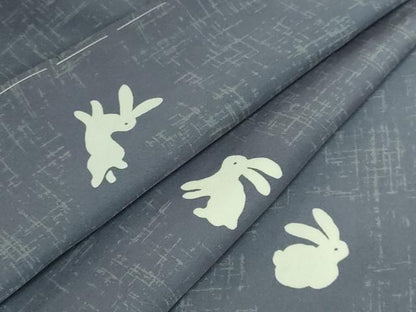 平和屋本店●上質な長襦袢 無双仕立て 兎 逸品 未使用 DZAA6977kh5