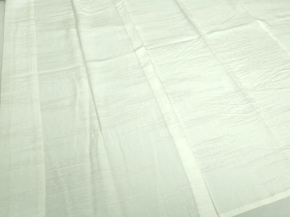 平和屋本店■上質な長襦袢　単衣　伊と幸　松岡姫　霞地紋　反端付き　逸品　DZAA6978kh5