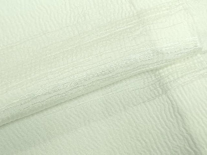 平和屋本店■上質な長襦袢　単衣　伊と幸　松岡姫　霞地紋　反端付き　逸品　DZAA6978kh5