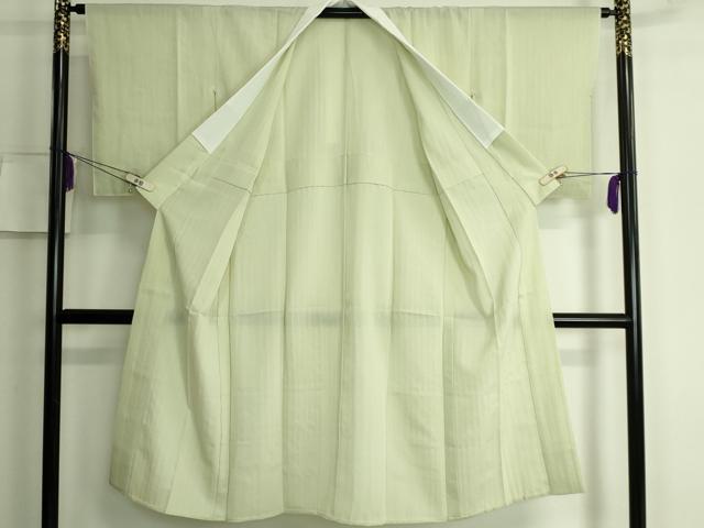 平和屋本店■上質な長襦袢　単衣　縞　逸品　DZAA6985kh5