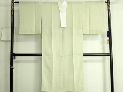 平和屋本店■上質な長襦袢　単衣　縞　逸品　DZAA6985kh5