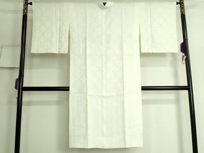 平和屋本店●極上 龍村美術織物 長襦袢 袷 稜華文錦 若芽色地 逸品 未使用 DZAA6989kh5