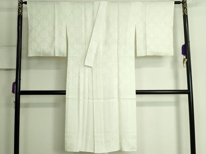平和屋本店●極上 龍村美術織物 長襦袢 袷 稜華文錦 若芽色地 逸品 未使用 DZAA6989kh5