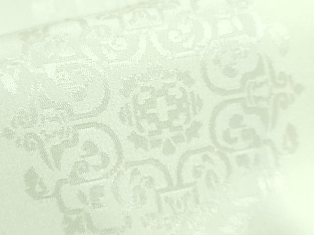 平和屋本店●極上 龍村美術織物 長襦袢 袷 稜華文錦 若芽色地 逸品 未使用 DZAA6989kh5