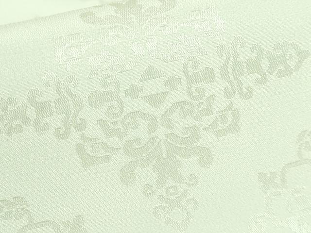 平和屋本店●極上 龍村美術織物 長襦袢 袷 稜華文錦 若芽色地 逸品 未使用 DZAA6989kh5