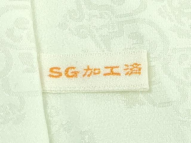 平和屋本店●極上 龍村美術織物 長襦袢 袷 稜華文錦 若芽色地 逸品 未使用 DZAA6989kh5