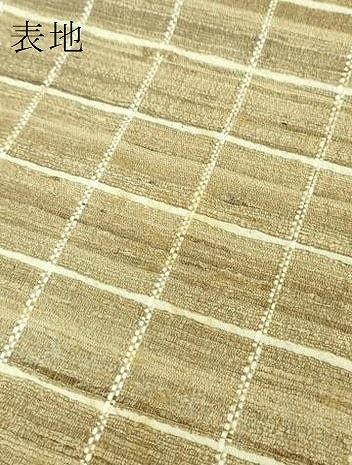 平和屋着物●極上 インド・アッサム 野蚕糸 手織 ムガシルク 全通柄袋帯 逸品 DZAA7005kh5