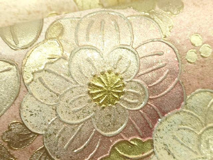 平和屋着物●極上 金彩友禅 卓越技能者・名工・和田光正 太鼓柄袋帯 辻が花 金銀彩 逸品 DZAA7025kh5