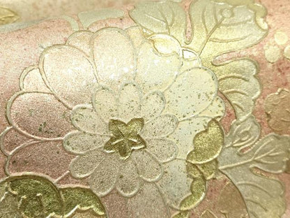 平和屋着物●極上 金彩友禅 卓越技能者・名工・和田光正 太鼓柄袋帯 辻が花 金銀彩 逸品 DZAA7025kh5