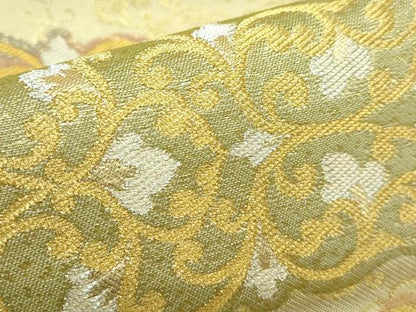 平和屋着物●極上 西陣 川島織物 六通柄 本袋帯 花唐草 金銀糸 逸品 DZAA7028kh5