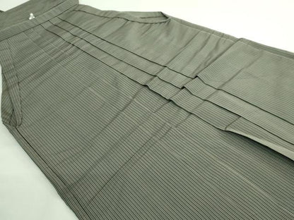平和屋着物■極上　男性　馬乗り袴　縞　逸品　DZAA7047kh5