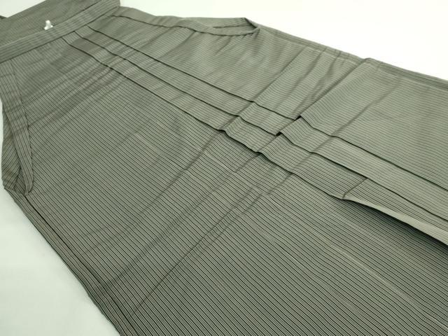 平和屋着物■極上　男性　馬乗り袴　縞　逸品　DZAA7047kh5
