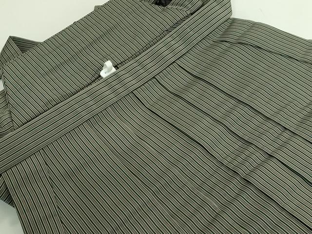 平和屋着物■極上　男性　馬乗り袴　縞　逸品　DZAA7047kh5