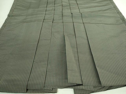 平和屋着物■極上　男性　馬乗り袴　縞　逸品　DZAA7047kh5