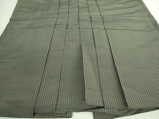 平和屋着物■極上　男性　馬乗り袴　縞　逸品　DZAA7047kh5