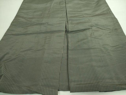 平和屋着物■極上　男性　馬乗り袴　縞　逸品　DZAA7047kh5