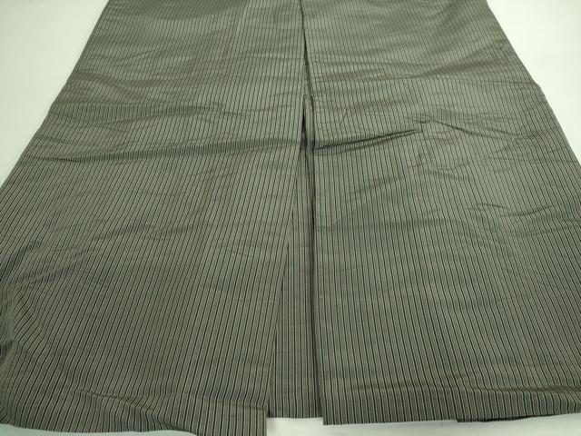 平和屋着物■極上　男性　馬乗り袴　縞　逸品　DZAA7047kh5