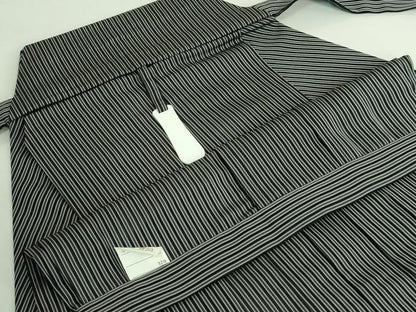 平和屋本店■極上　夏物　男性　馬乗り袴　縦絽　縞　逸品　DZAA7048kh5