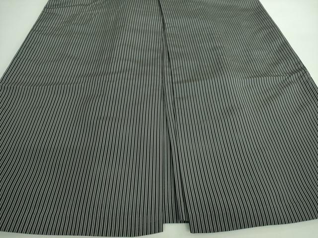 平和屋本店■極上　夏物　男性　馬乗り袴　縦絽　縞　逸品　DZAA7048kh5