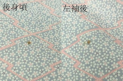 平和屋着物■極上　重要無形文化財　人間国宝　中村勇二郎　江戸小紋　単衣　松皮菱　小花文　逸品　未使用　DZAA7050kh5