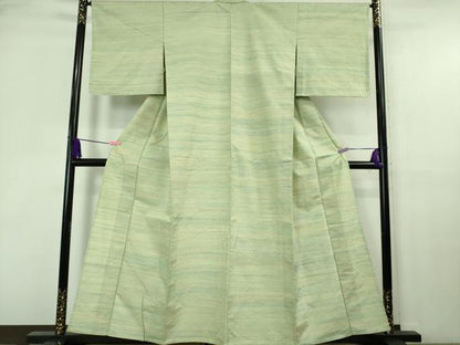 平和屋着物■極上　紅花紬　米沢　単衣　逸品　未使用　DZAA7060kh5