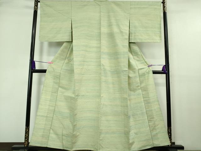 平和屋着物■極上　紅花紬　米沢　単衣　逸品　未使用　DZAA7060kh5