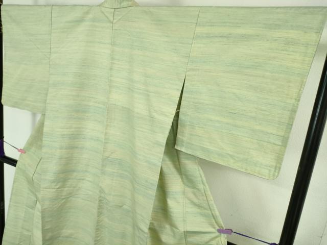 平和屋着物■極上　紅花紬　米沢　単衣　逸品　未使用　DZAA7060kh5