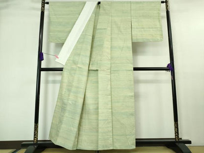 平和屋着物■極上　紅花紬　米沢　単衣　逸品　未使用　DZAA7060kh5